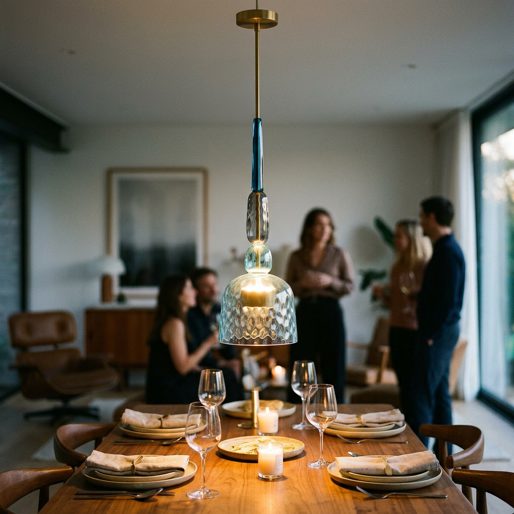 Colorful Glass Pendant Light - Lifestyle