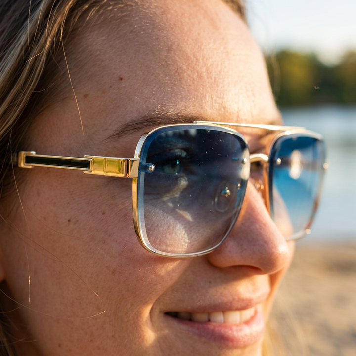 Stylish Gradient Aviator Sunglasses