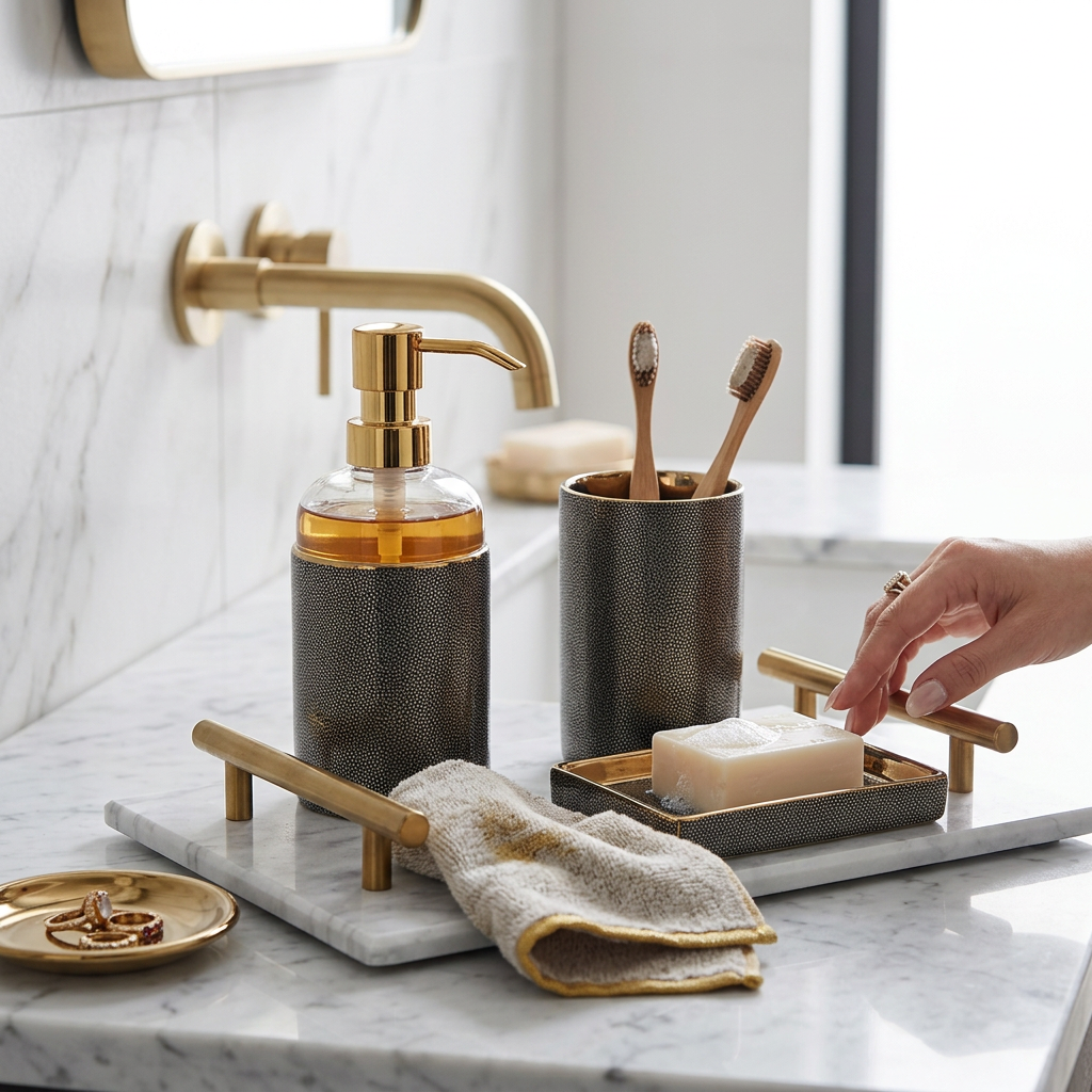 Elegant Ceramic Bathroom Set