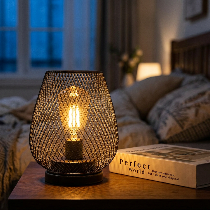 Warm Metal Table Lamp