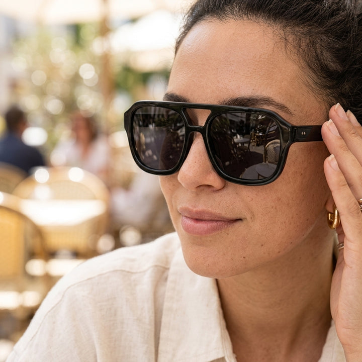 Black Acetate Sunglasses