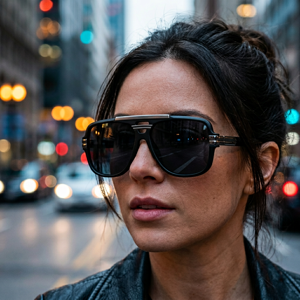 Black - Timeless UV400 Sunglasses lifestyle