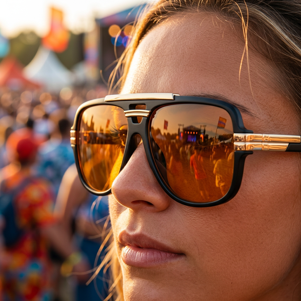 Orange - Timeless UV400 Sunglasses lifestyle