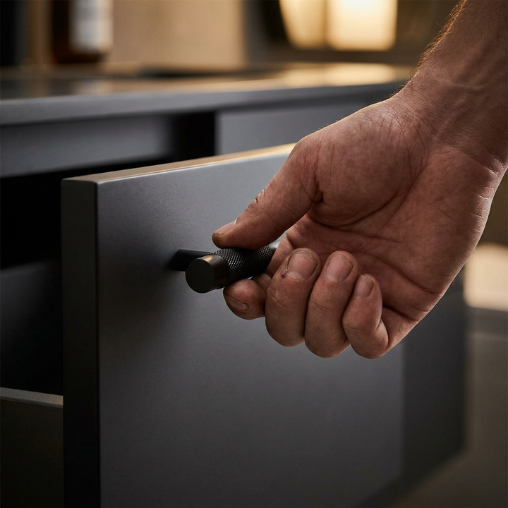 Black 55mm lifestyle - vanity drawer
