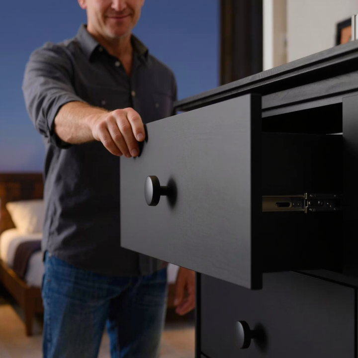 Black 224/260mm lifestyle - dresser drawer
