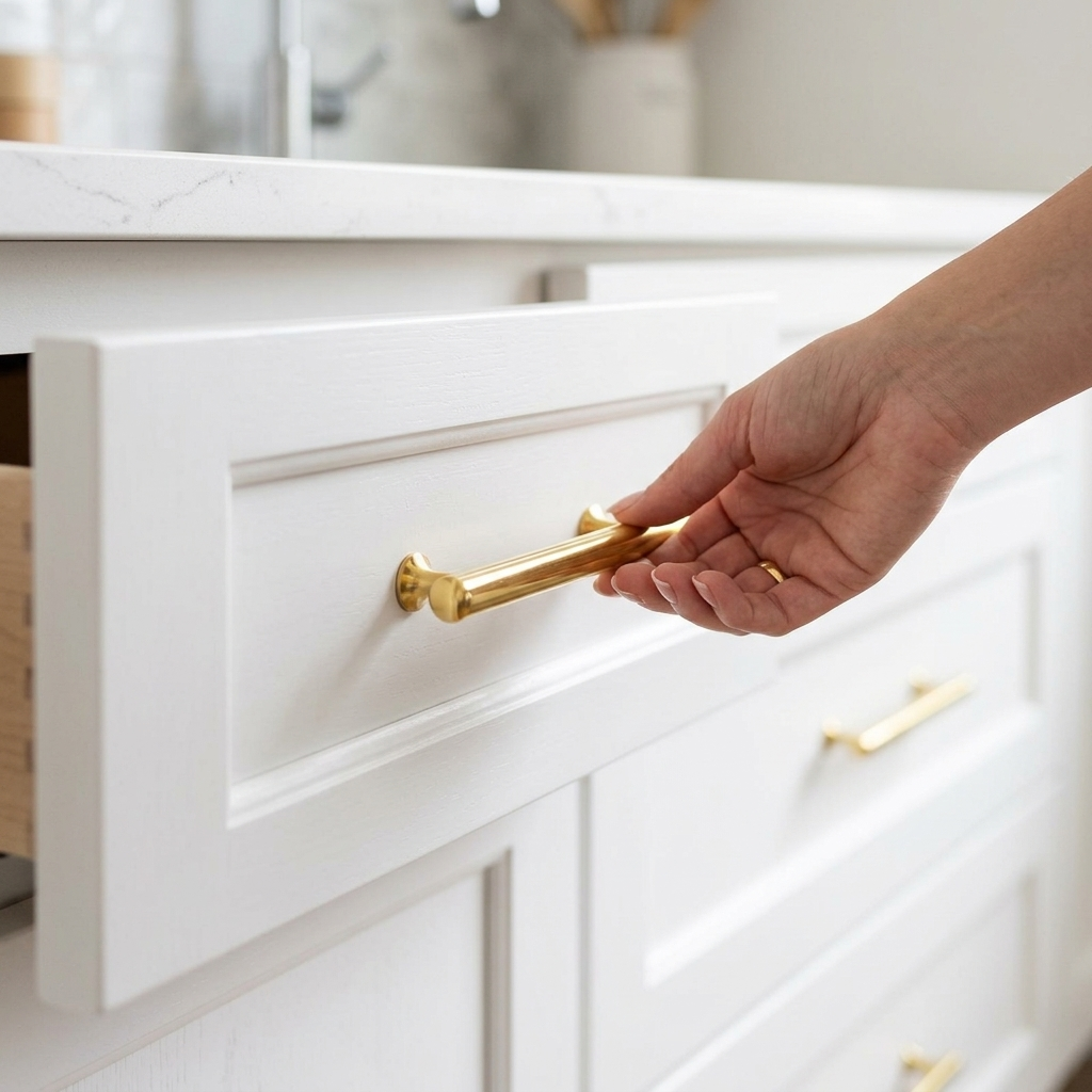 Pull Brass 160-220mm lifestyle