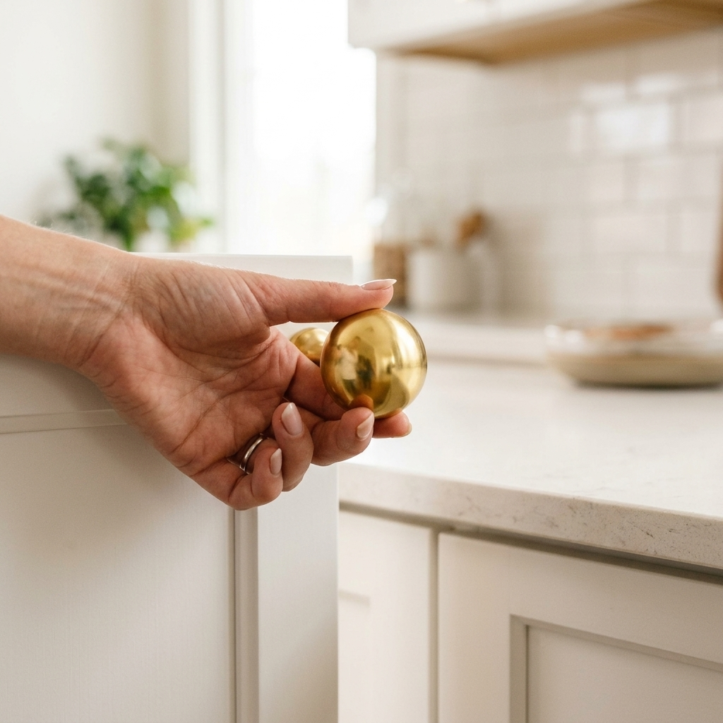 Knob Brass 30mm lifestyle