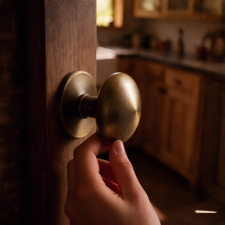Knob Antique Brass 30mm lifestyle