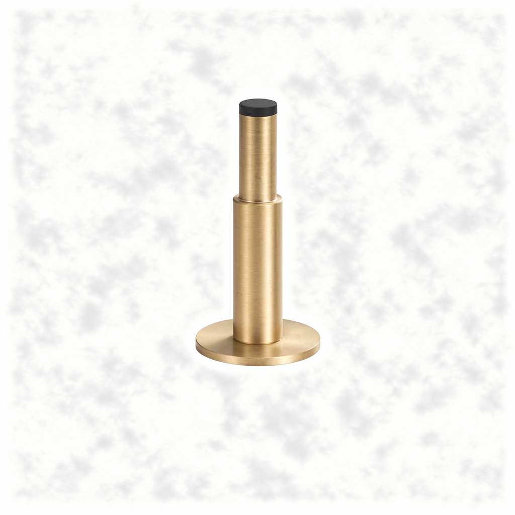 Brass Minimalist Door Stopper finish photo