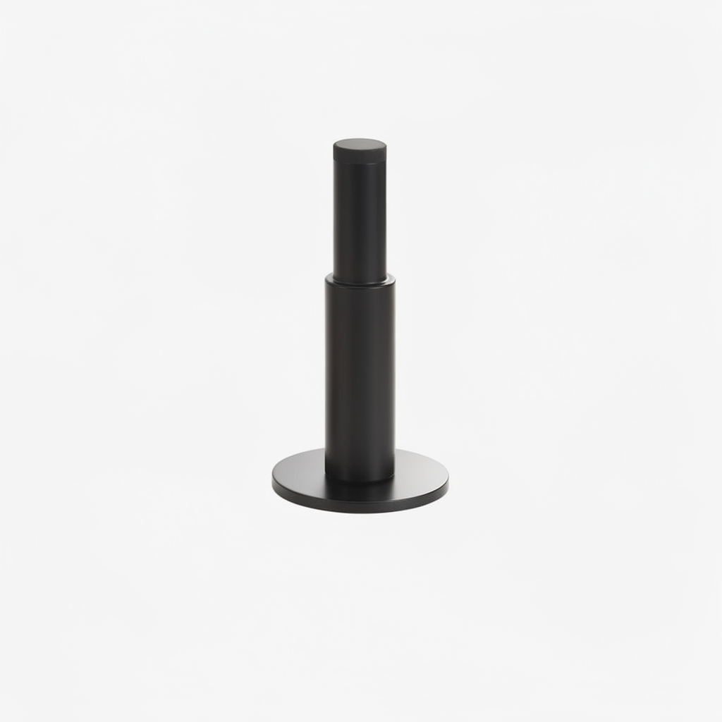 Black Minimalist Door Stopper finish photo