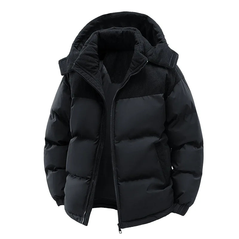 Hooded Color-Block Parka alternate view 2