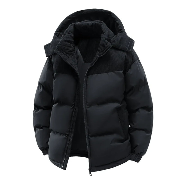 Hooded Color-Block Parka alternate view 2