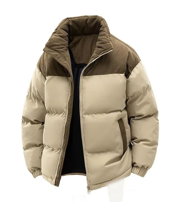 Hooded Color-Block Parka alternate view 3