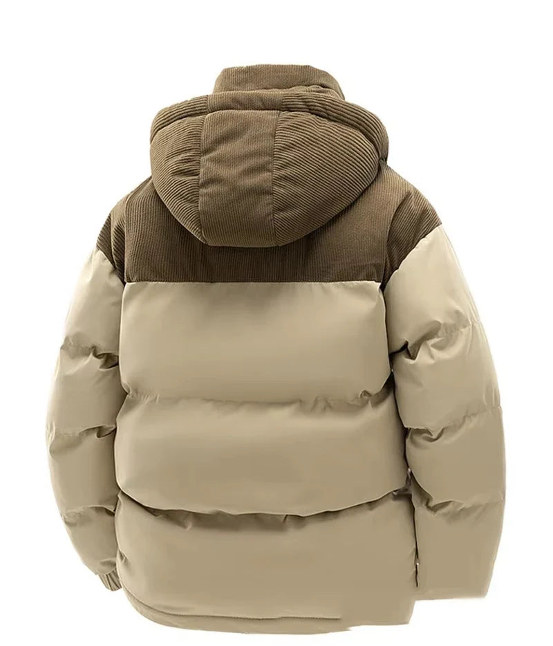 Hooded Color-Block Parka alternate view 4