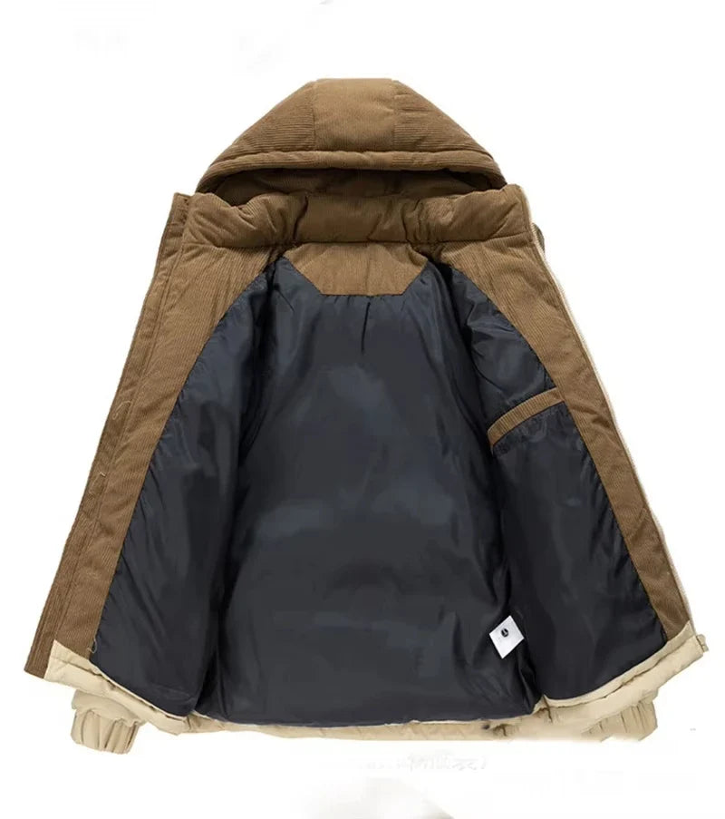 Hooded Color-Block Parka alternate view 5