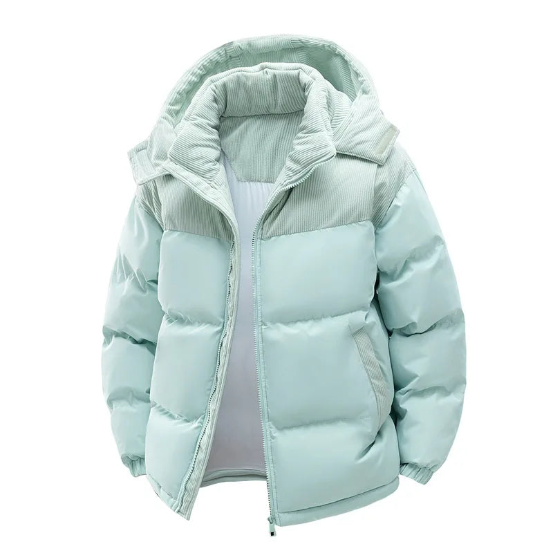 Hooded Color-Block Parka alternate view 7