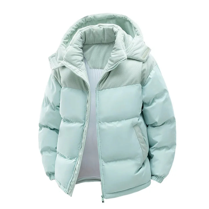 Hooded Color-Block Parka alternate view 7