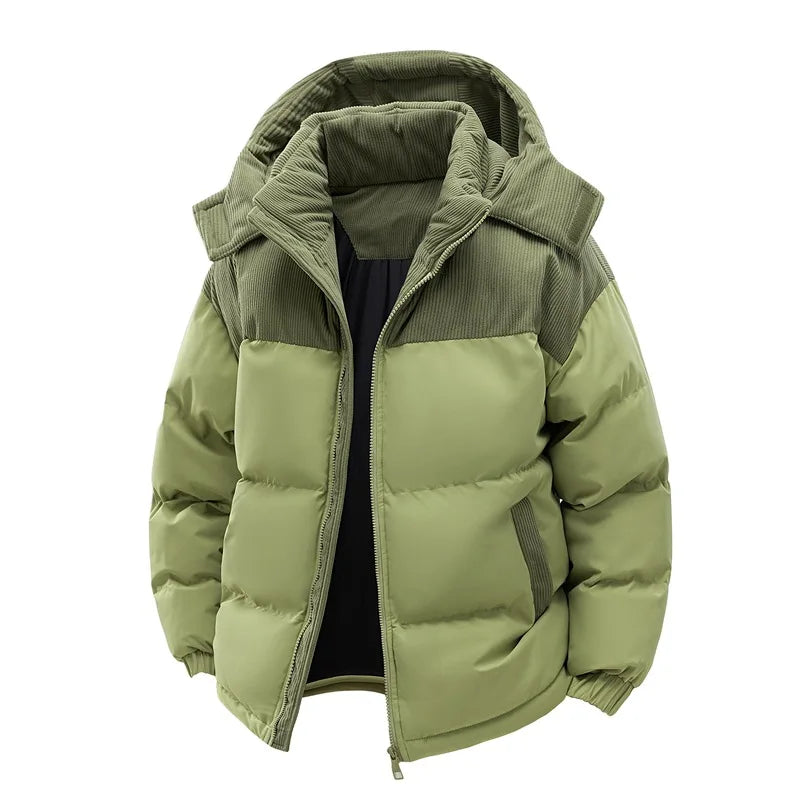 Hooded Color-Block Parka alternate view 8