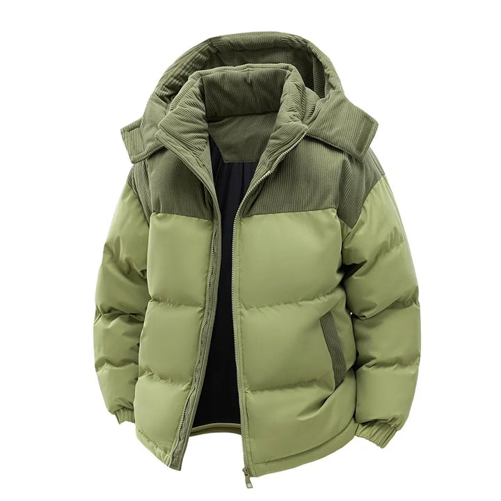Hooded Color-Block Parka alternate view 8