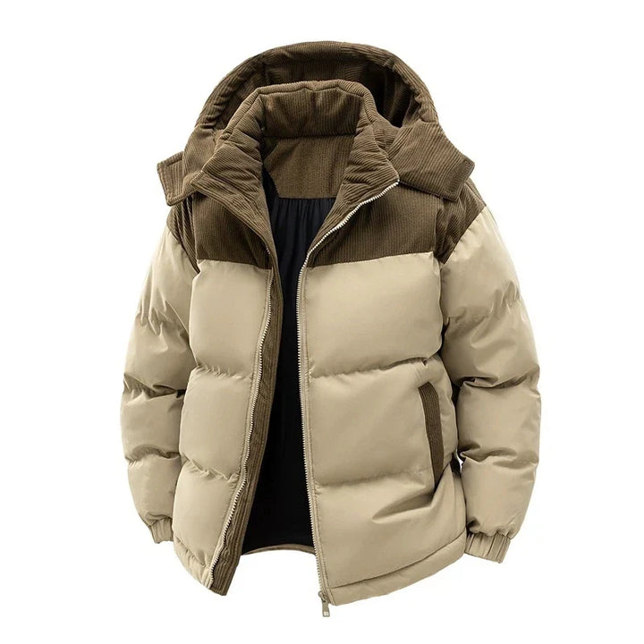 Hooded Color-Block Parka alternate view 9