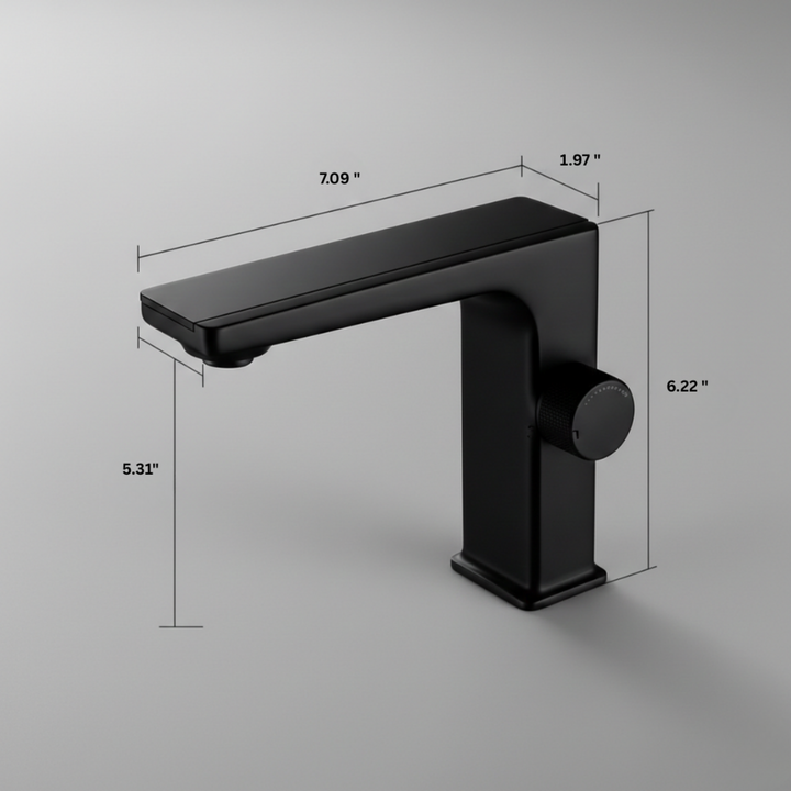 Hydro-Powered LED Bathroom Faucet bathroom vanity lifestyle