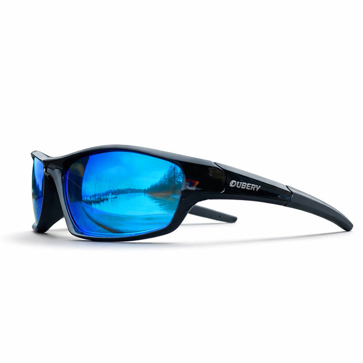 Ice Blue Square Polarized Fishing Sunglasses front view