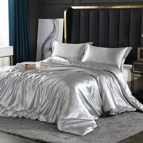 Cooling Silk Bedding Set