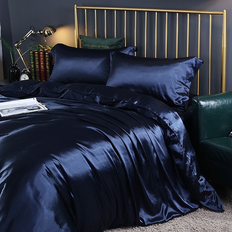 Cooling Silk Bedding Set