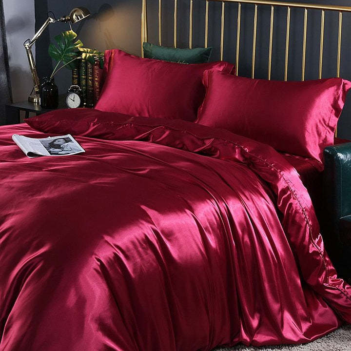 Cooling Silk Bedding Set