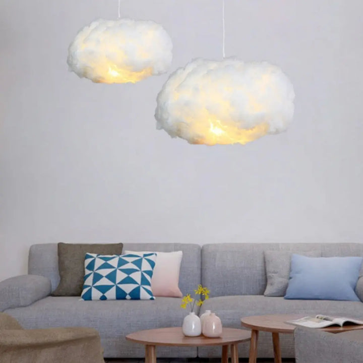 Dreamy Cloud Ceiling Light Pendant | Soft Fabric Ambient Glow for Kids Rooms