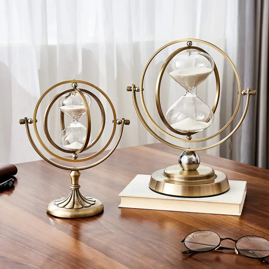 Metal Frame Hourglass Timer size comparison