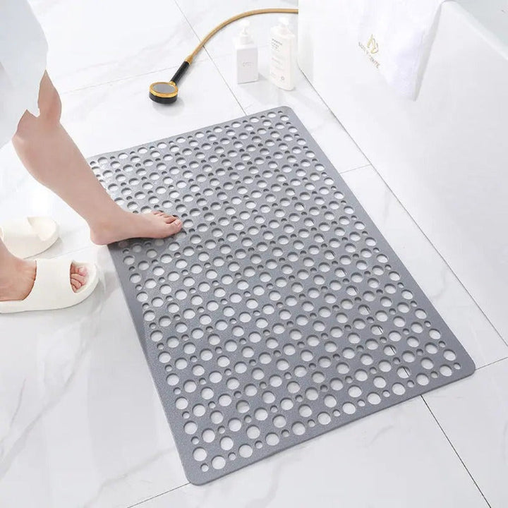 Premium Non-Slip Antibacterial Shower Mat with Suction Cups for Safety & Hygiene