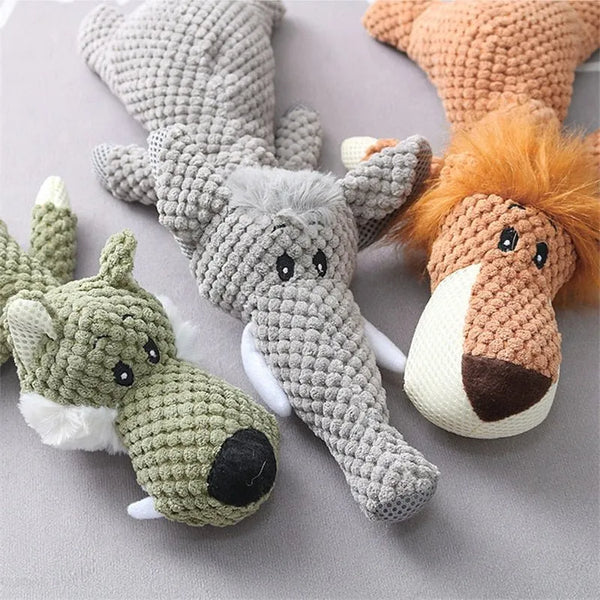 Denim Embroidered Chew Toy