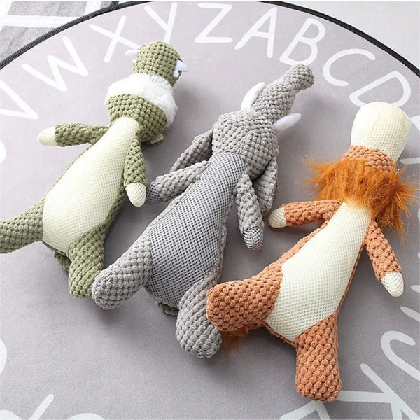 Denim Embroidered Chew Toy