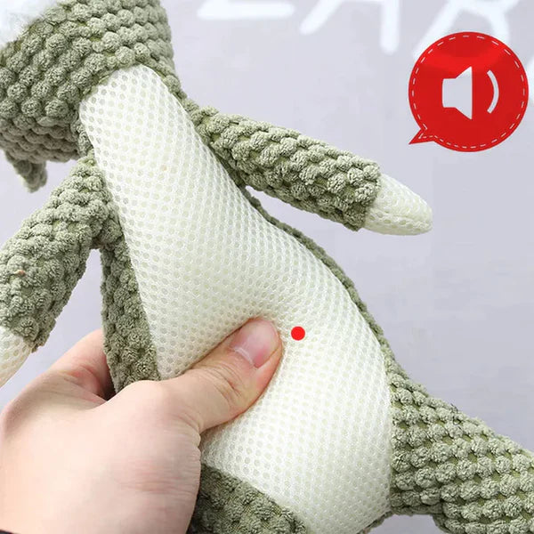 Denim Embroidered Chew Toy