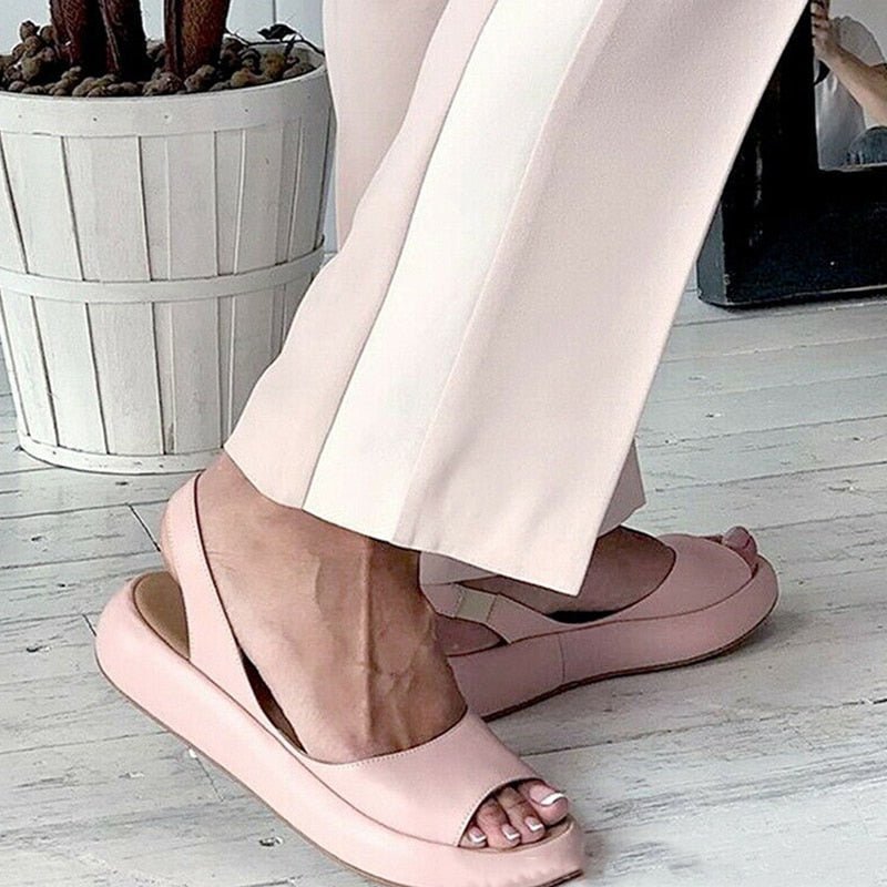 Slingback Walking Sandals back view