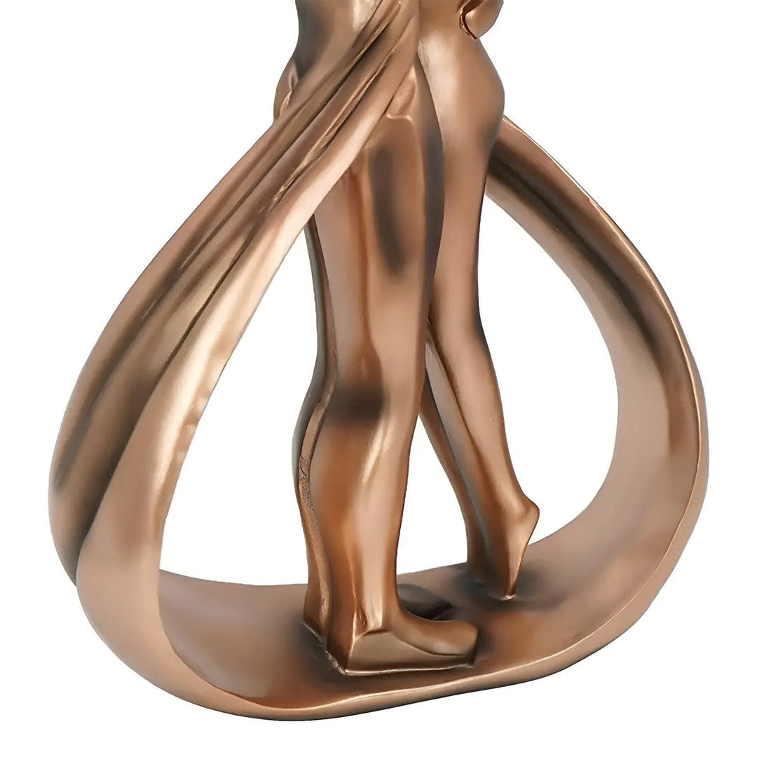 Kissing Couple Sculpture base detail