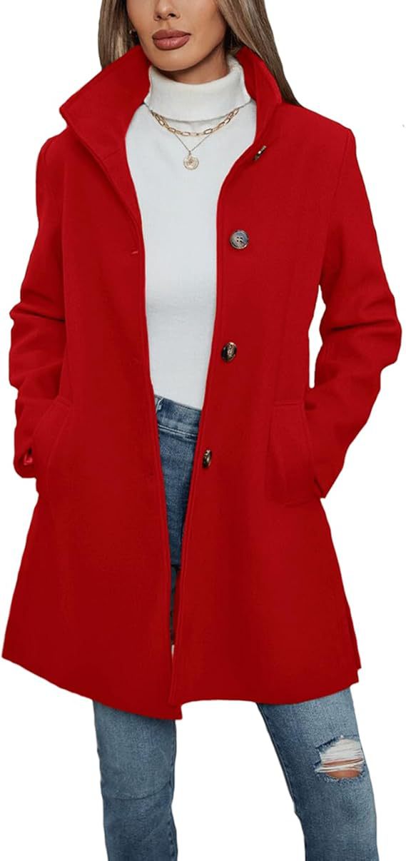 Knee-Length Wool Overcoat alternate view 2