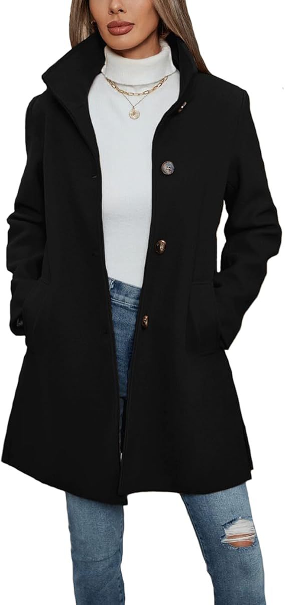 Knee-Length Wool Overcoat alternate view 4