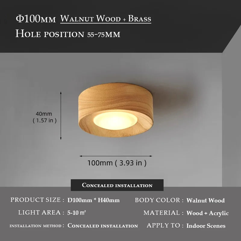 Knob-Adjustable Copper Downlight color temperature dial detail