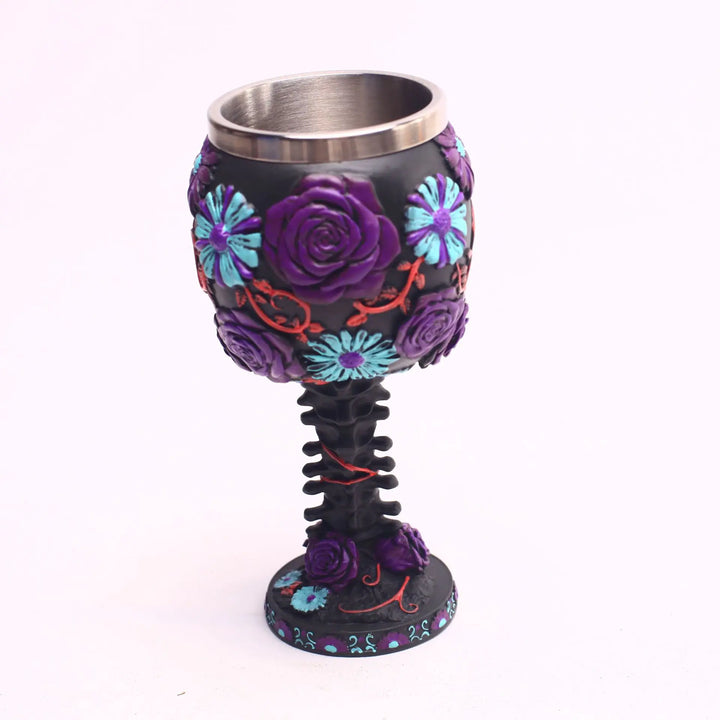 Skull Head Resin Wine Cup