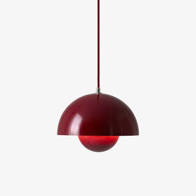 Lacquered Metal Mushroom Pendant mounting detail