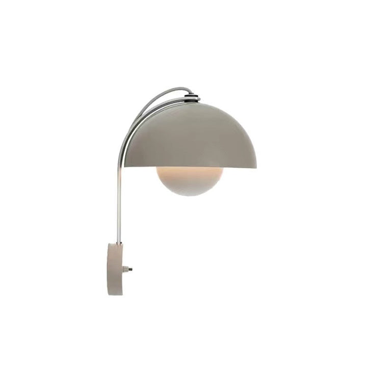 Lacquered Metal Wall Sconce angle view