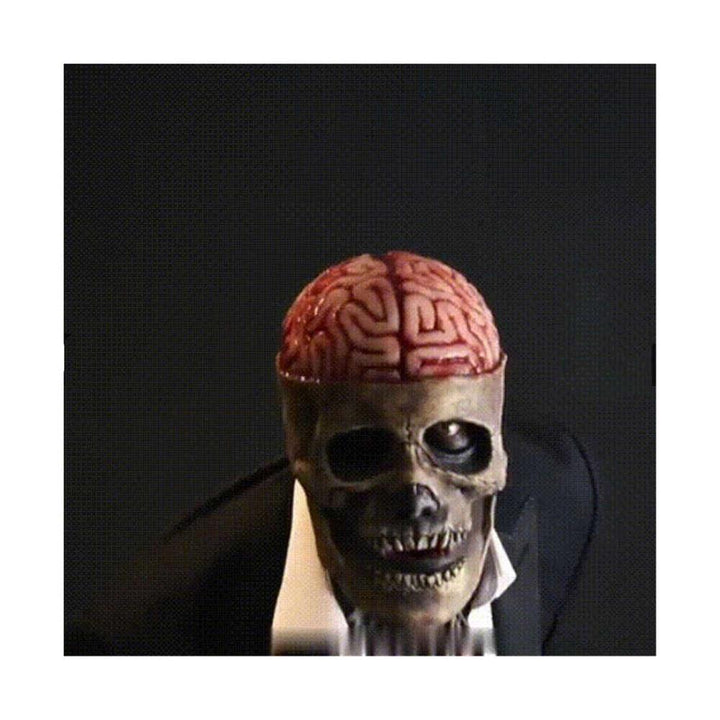 Latex Skeleton Mask with Hat lifestyle photo