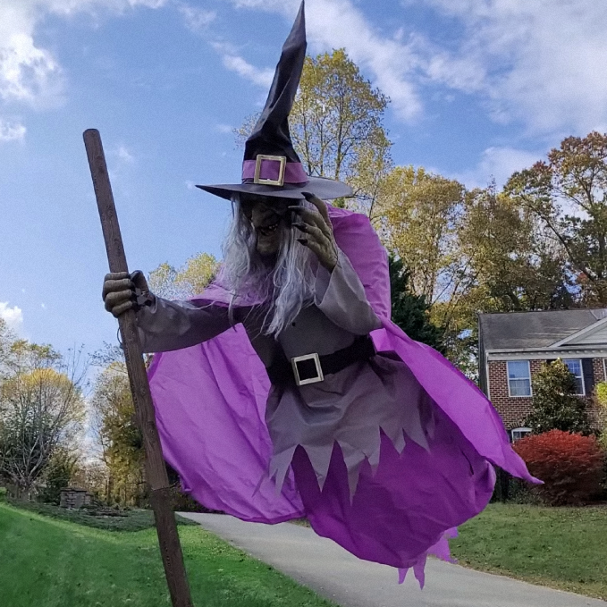 Lifelike Floating Witch Decoration lifestyle display