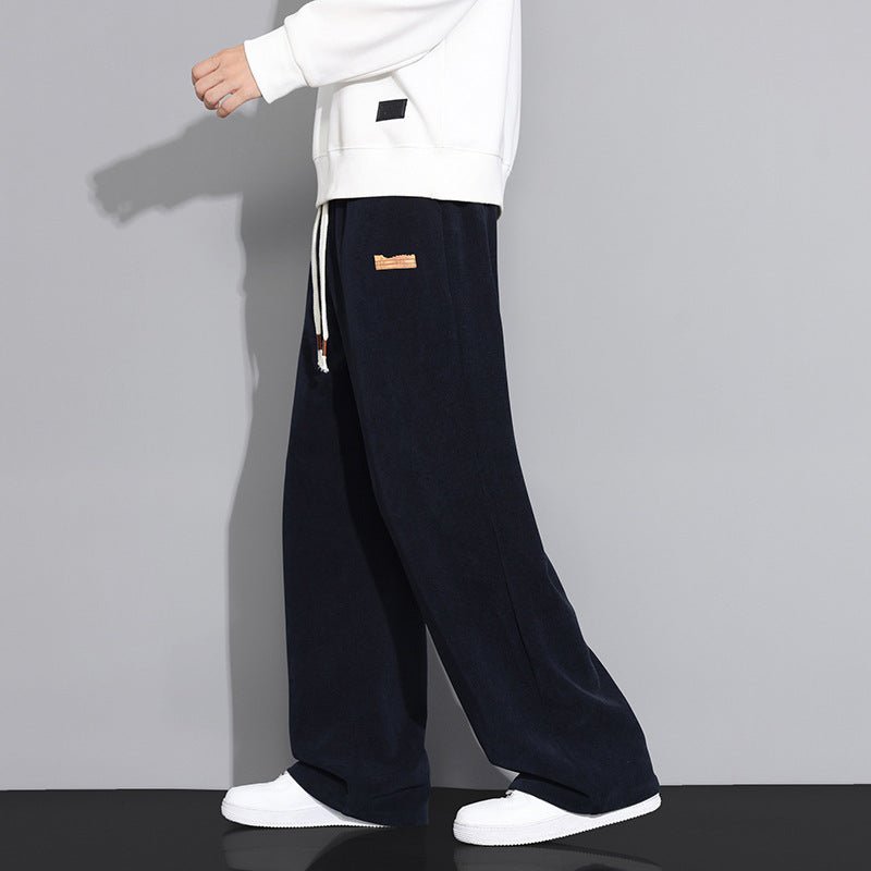 Royal Blue Lightweight Fleece Pants side view