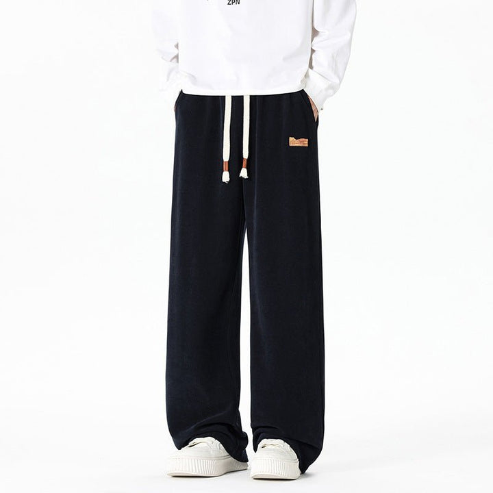 Royal Blue Lightweight Fleece Pants front view