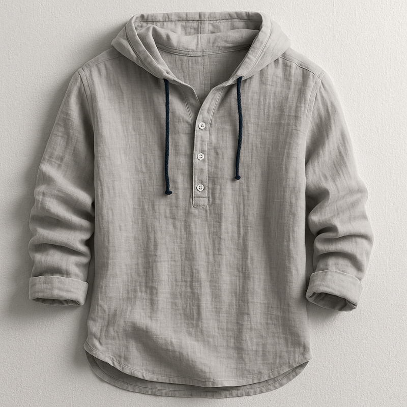 Navy Hoodie detail view