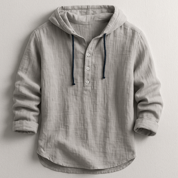 Navy Hoodie detail view