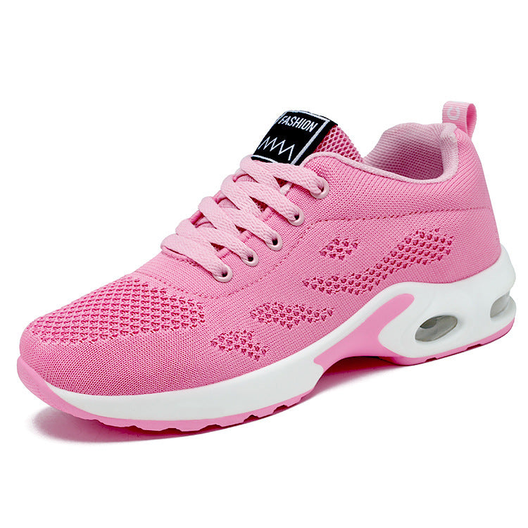Pink Lightweight Running-Style Sneakers side view